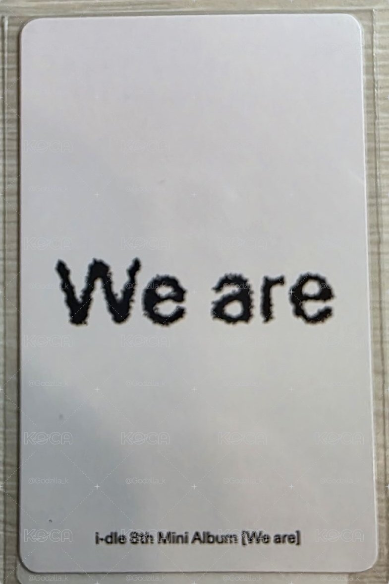 We are kms 2.0（簽售1.0） 簽售卡 v3 妮