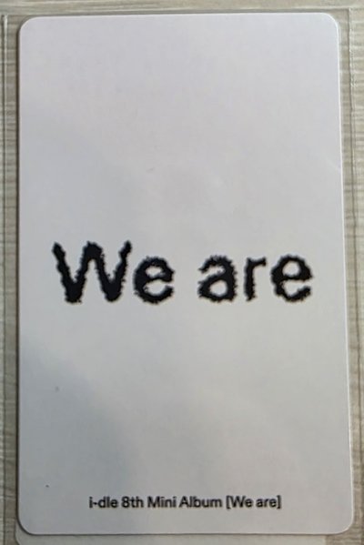 We are kms 2.0（簽售1.0） 簽售卡 v3 妮