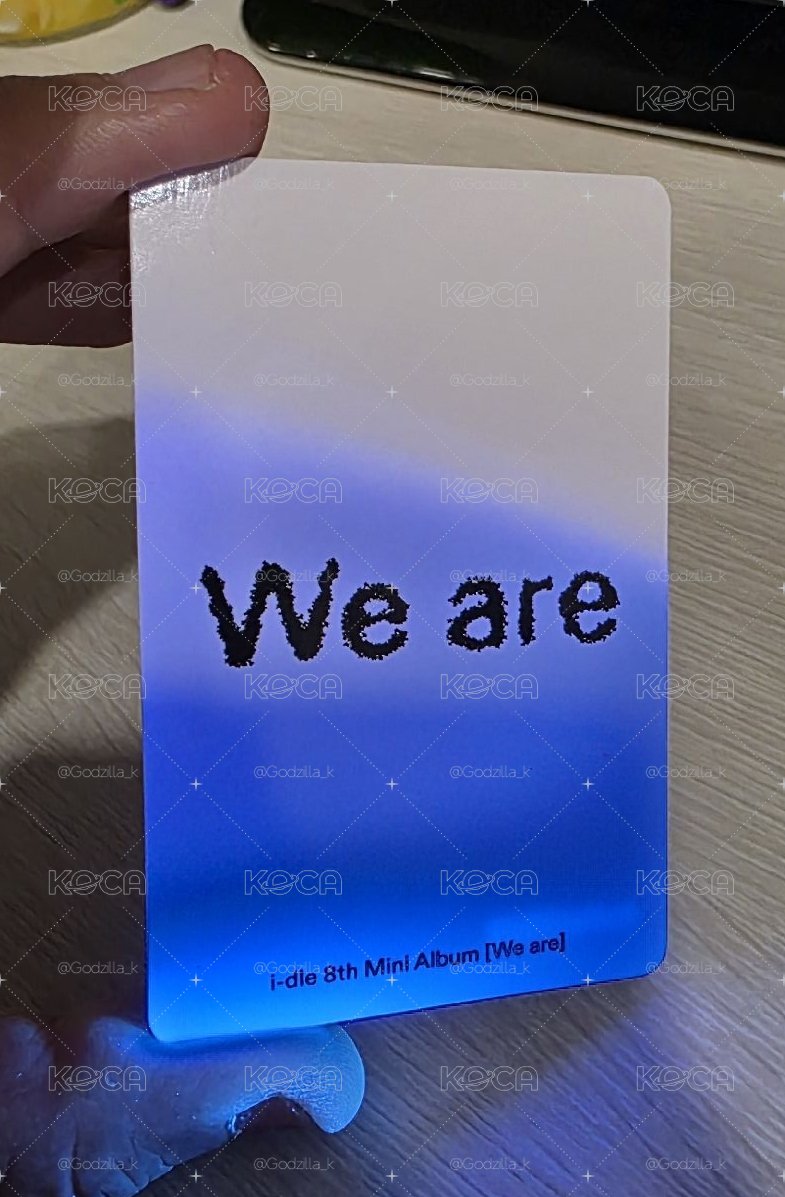 We are kms 2.0（簽售1.0） 簽售卡 v3 妮