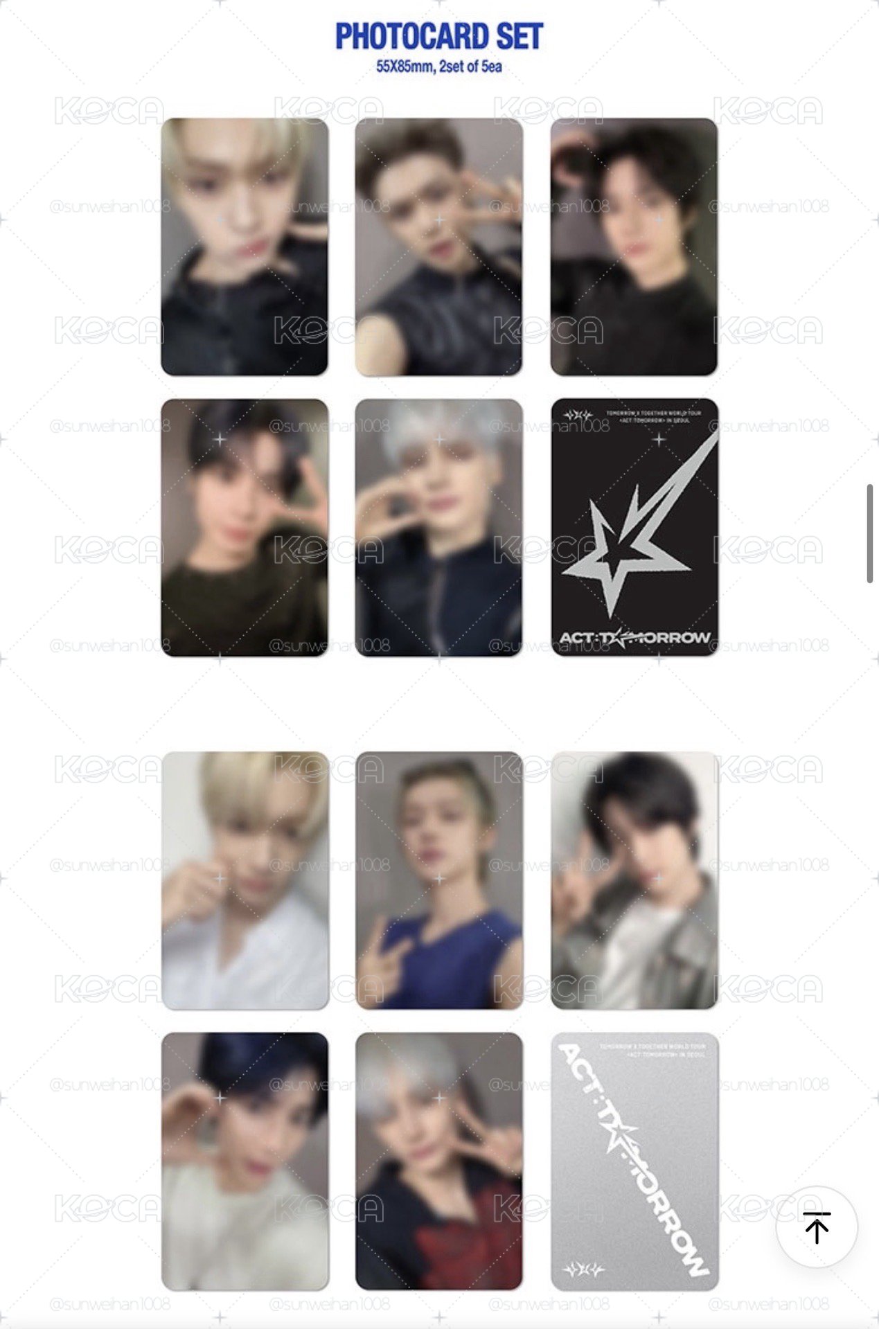 TXT<ACT:TOMORROW> in SEOUL 回憶錄拆售