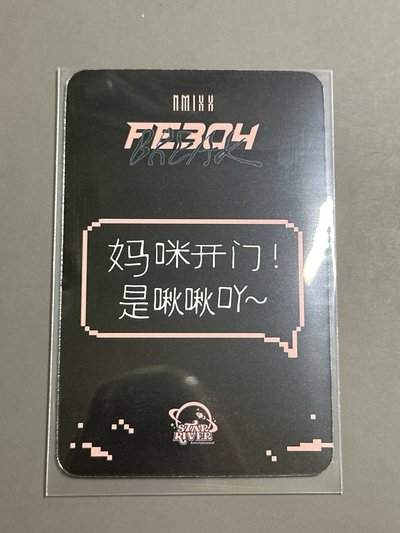 NMIXX sr兔子髮帶友（中文卡背）