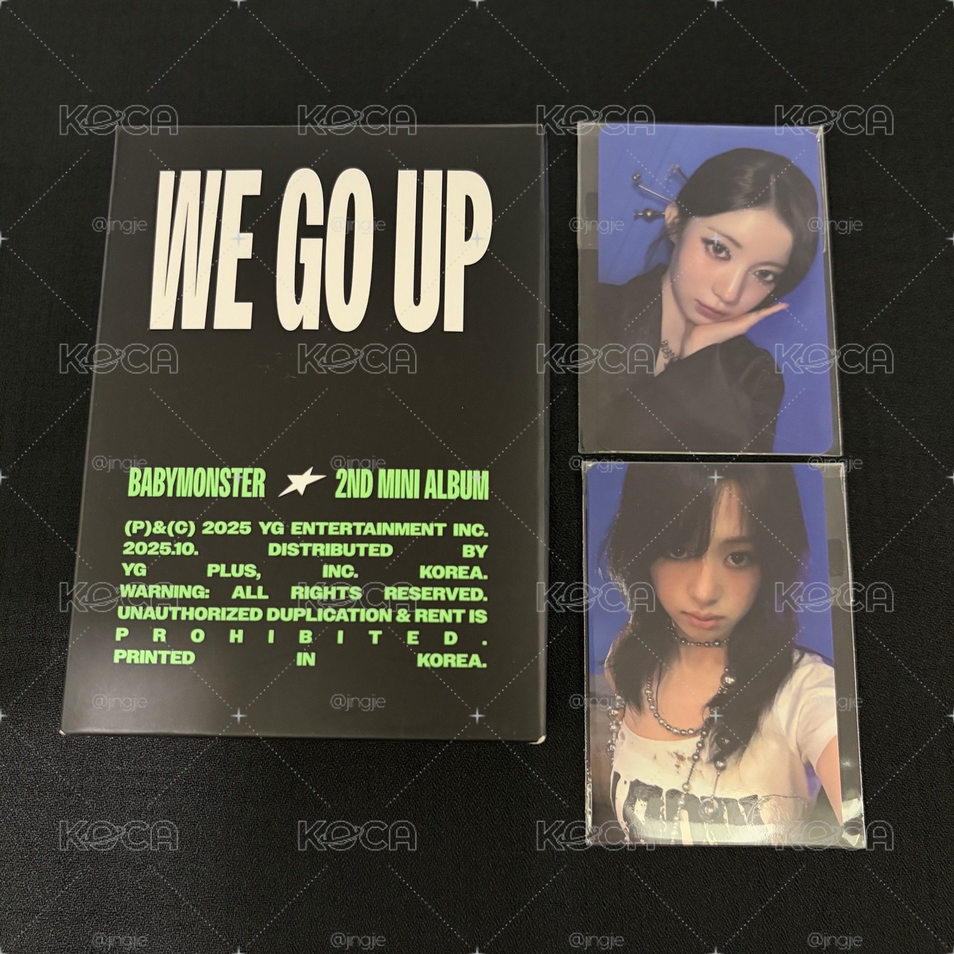BABYMONSTER｜WE GO UP 未拆卡包組含韓國線下滿額
