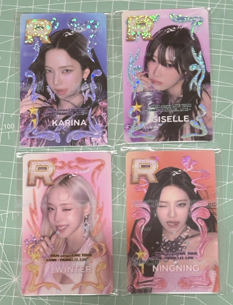 一套四張 正規一 STAR+ING 遊戲卡