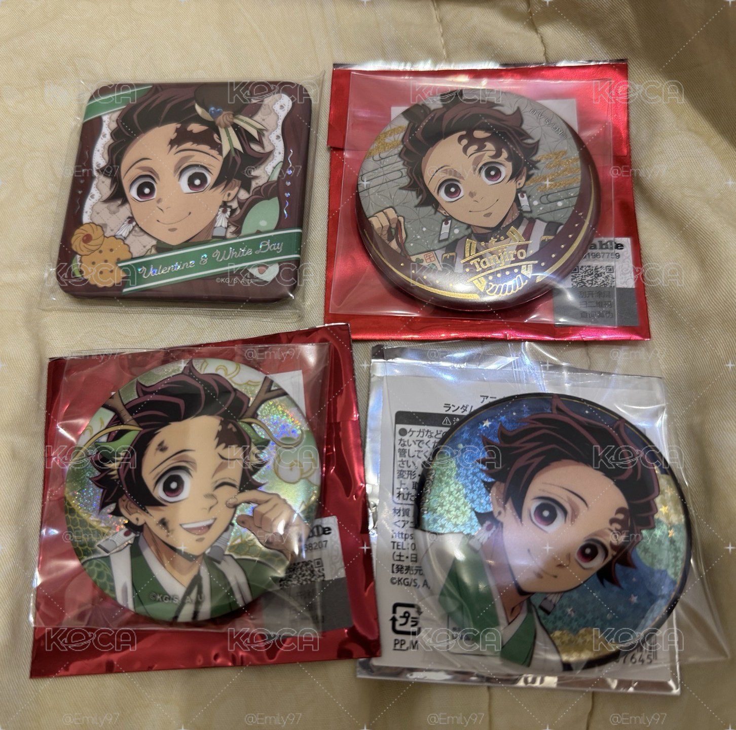 炭治郎徽章四件套