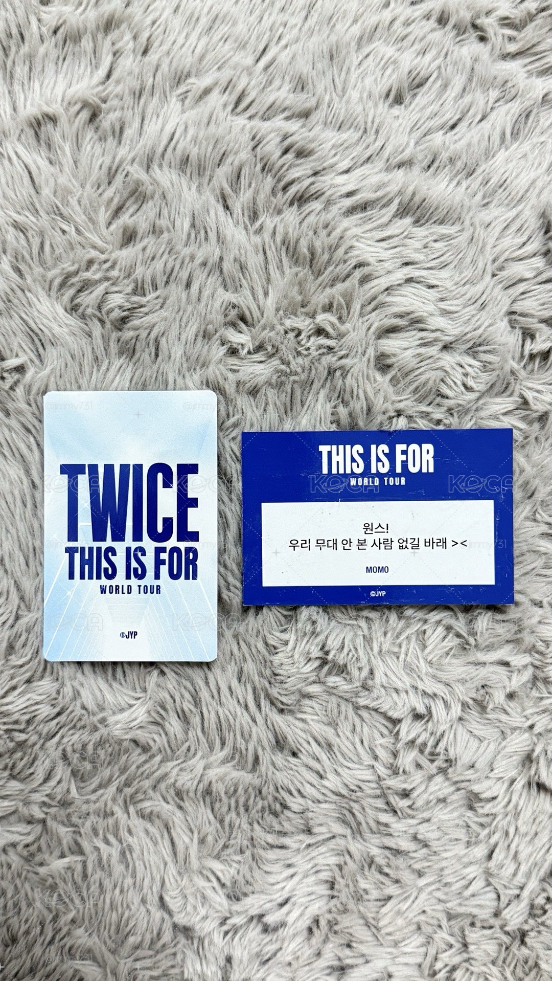 TWICE六巡 MINA滿額卡+MOMO刮刮卡