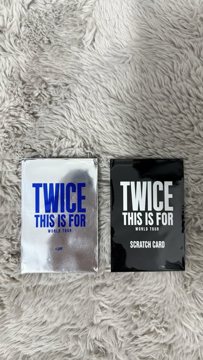 TWICE六巡 MINA滿額卡+MOMO刮刮卡
