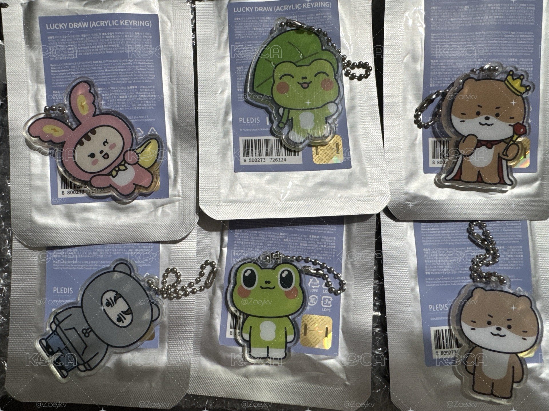 Miniteen 壓克力吊飾 lucky draw