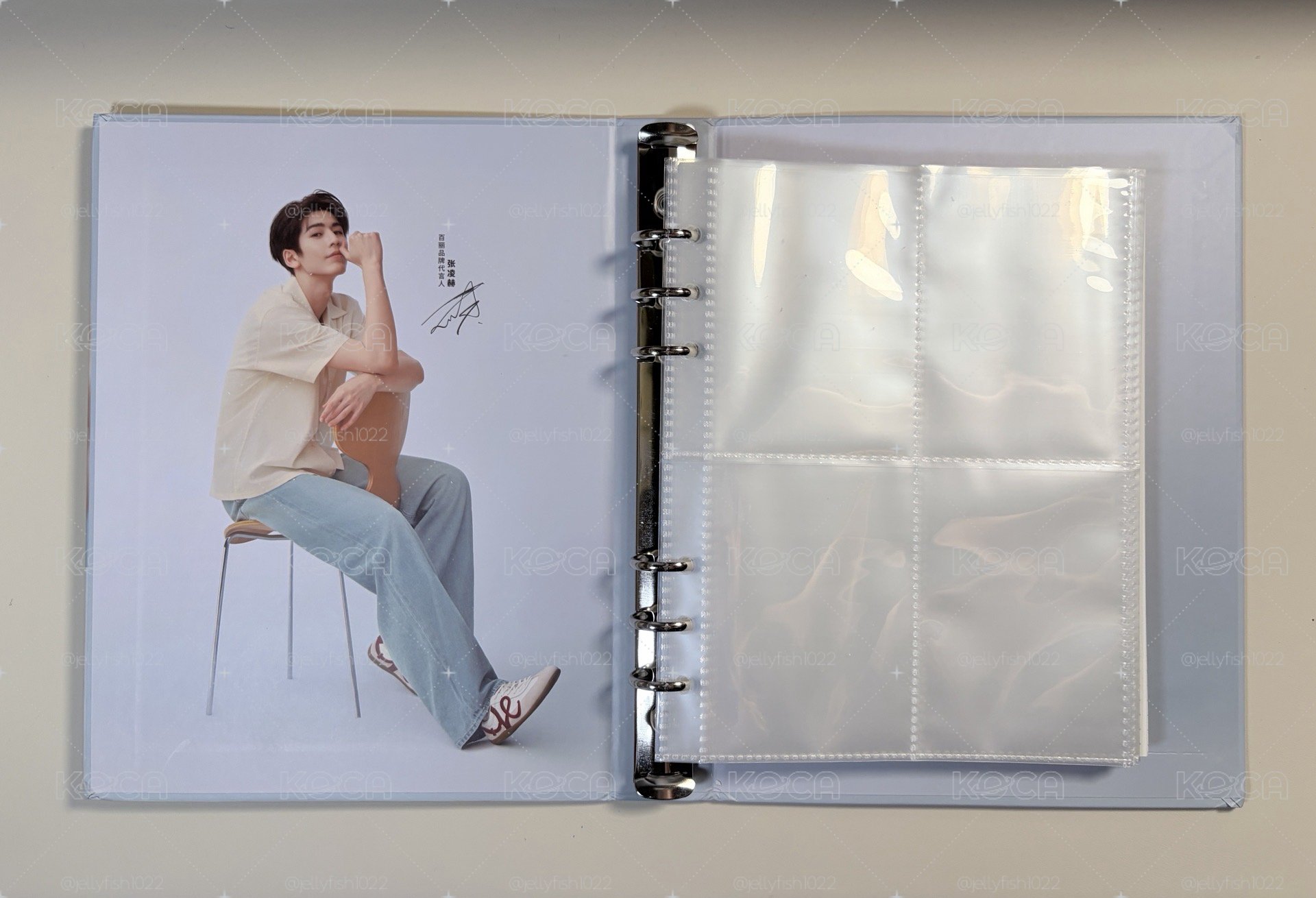 張凌赫 百麗小卡 卡冊筆記本