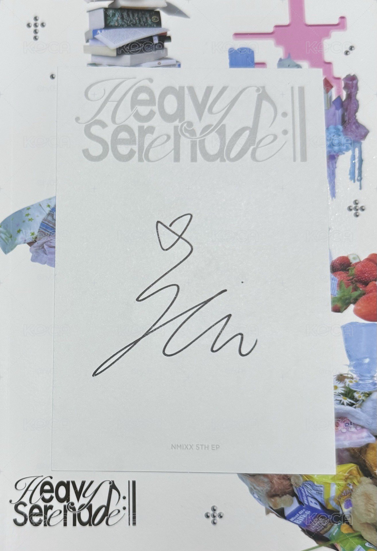 Heavy Serenade 美版親簽 明信片 