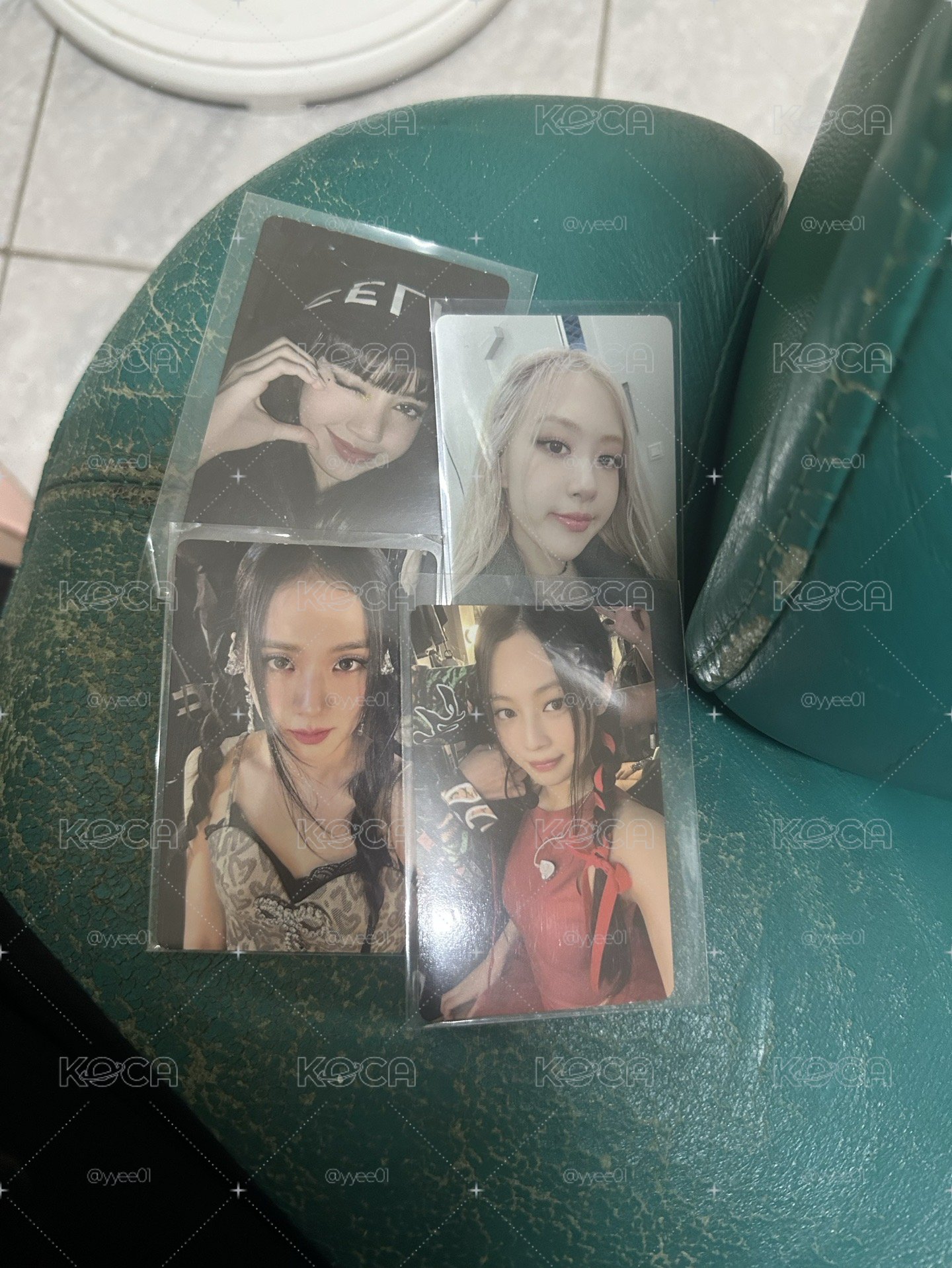 Blackpink born pink黑膠小卡4入一組