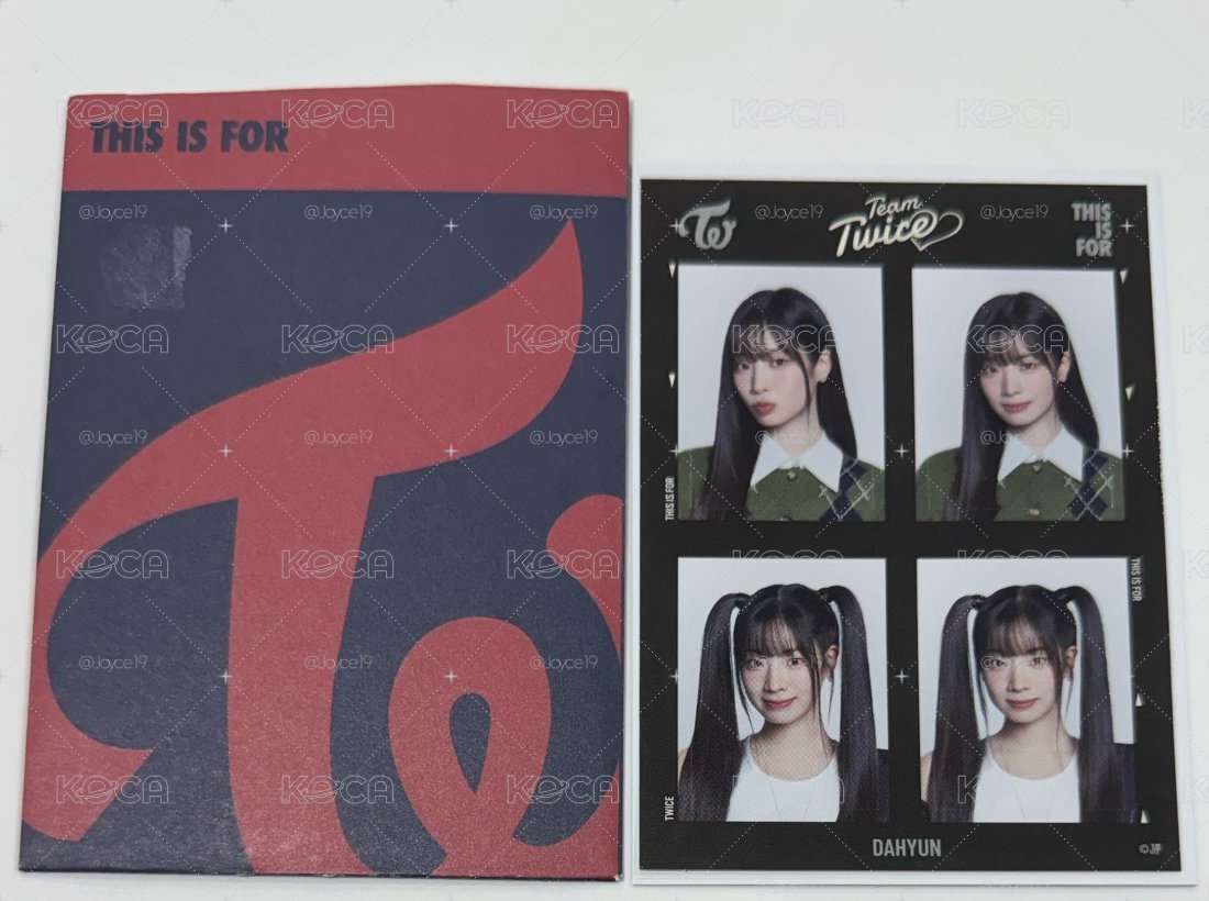 TWICE 新國立證件照貼紙 多賢