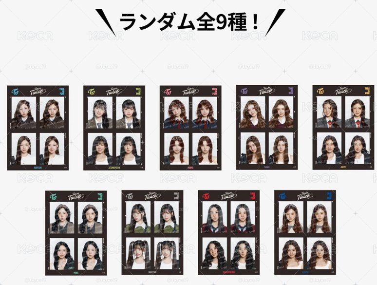 TWICE 新國立證件照貼紙 多賢