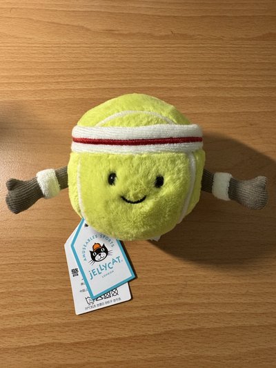 🎾Jellycat 網球娃娃（含娃包）