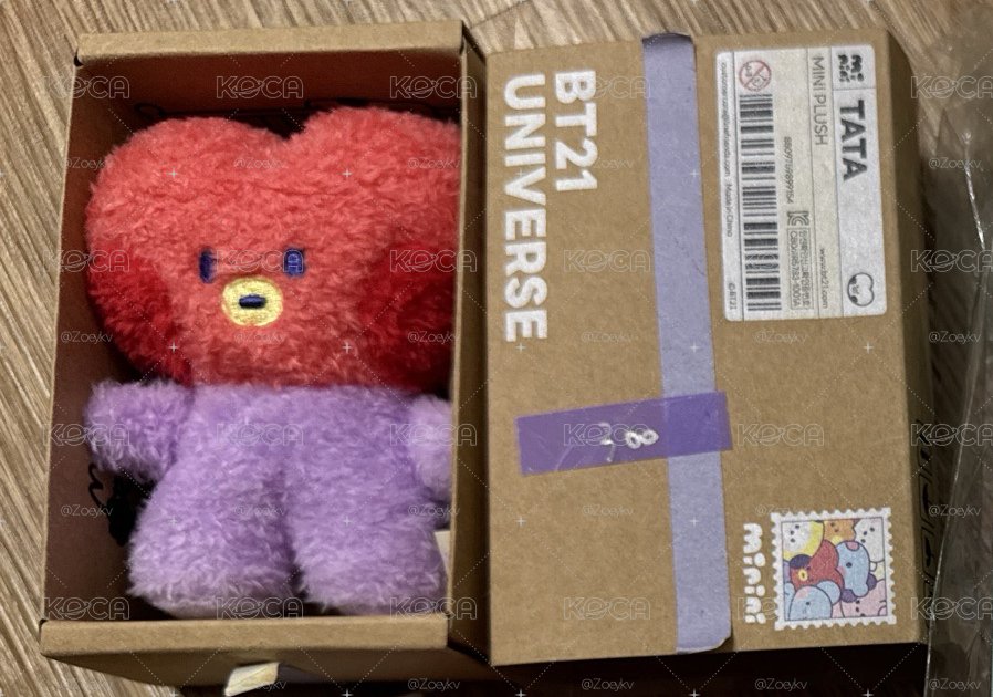 BT21 TATA 睡覺系列玩偶 全新未使用