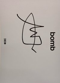 bomb 明信片 美網親簽