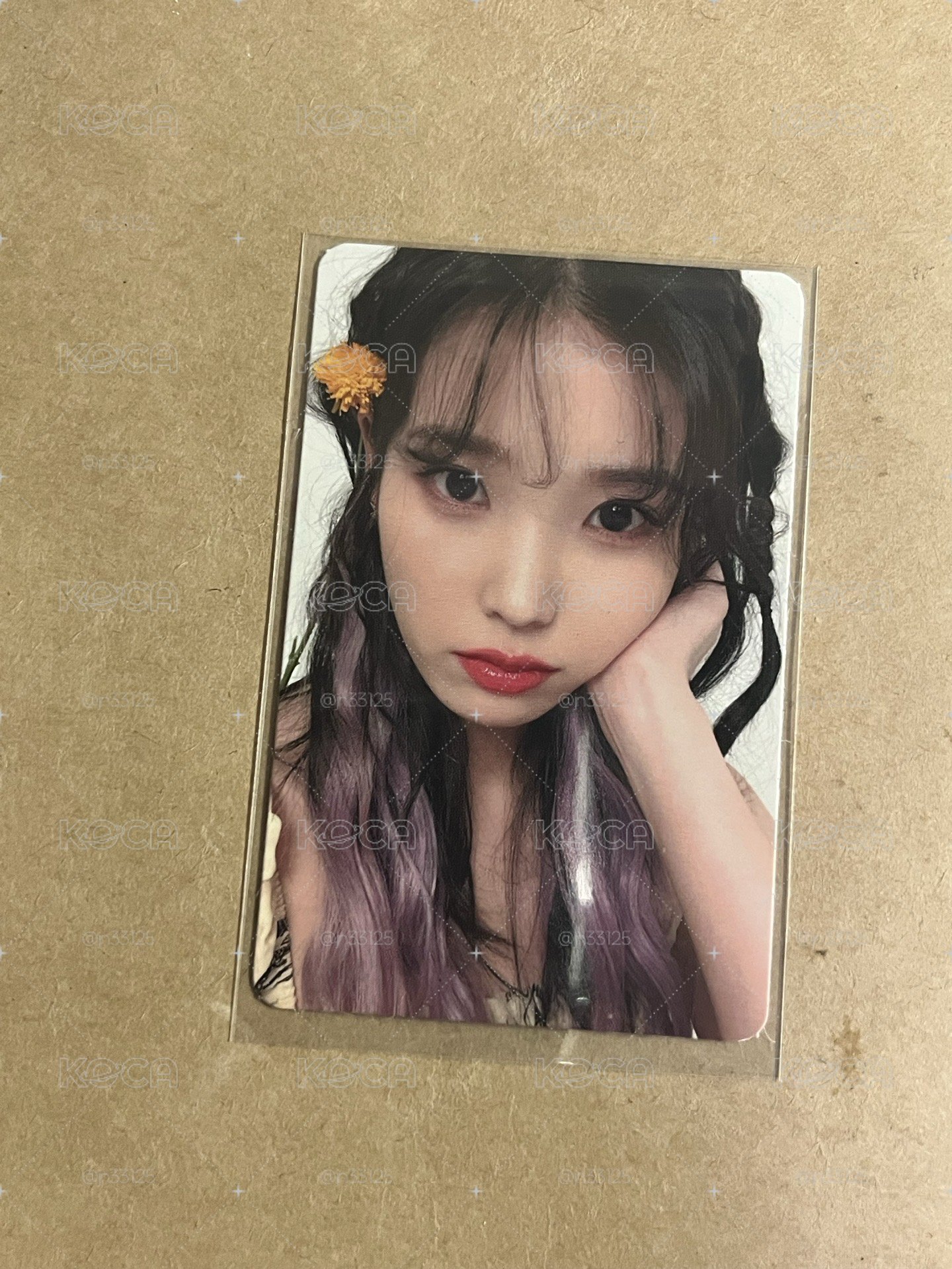 IU the golden hour 鐵盒卡