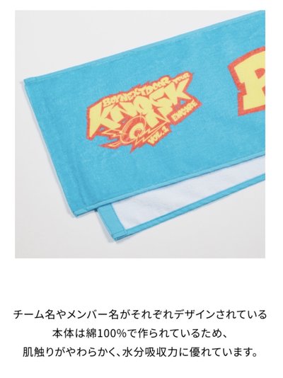 ［全新現貨］BND日本首巡限定團名毛巾