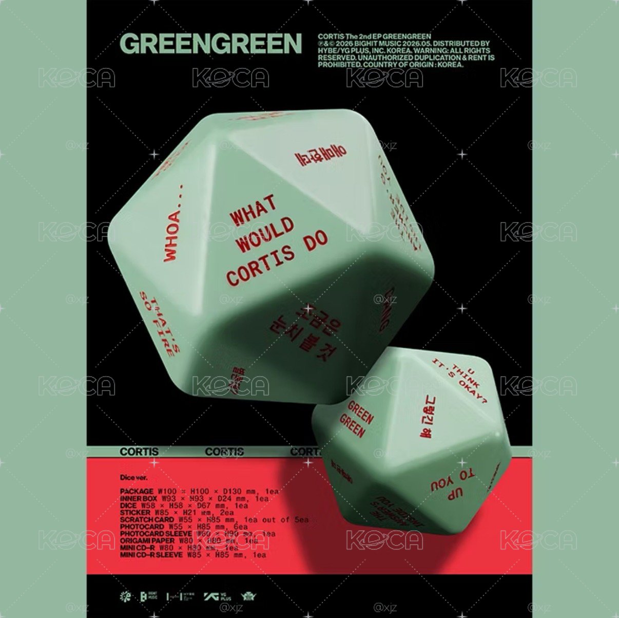 CORTIS 骰專DICE