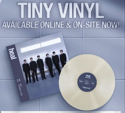 預購monsta x unfold 迷你 4吋黑膠唱片  tiny vinyl 