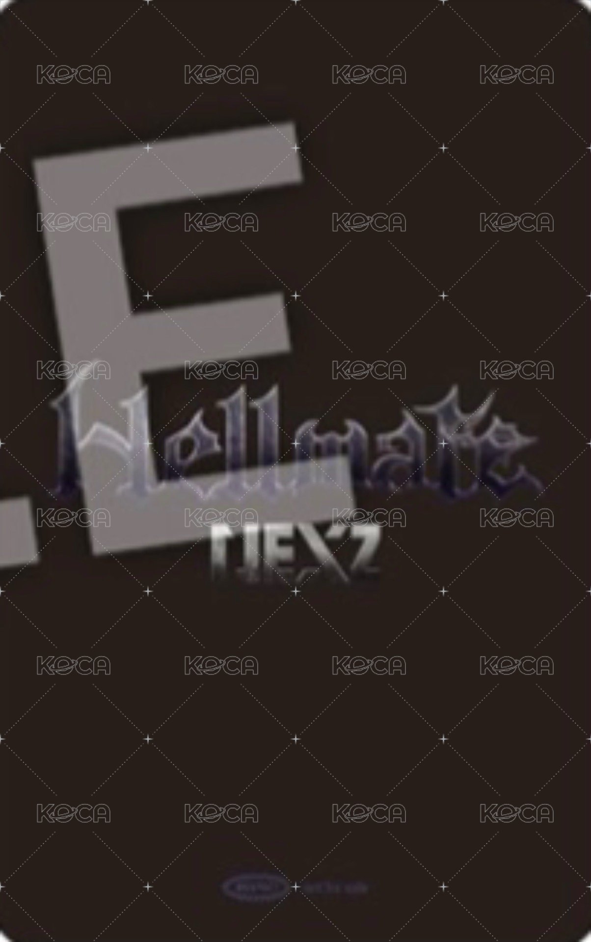 Hellmate 索尼 特典卡  背面