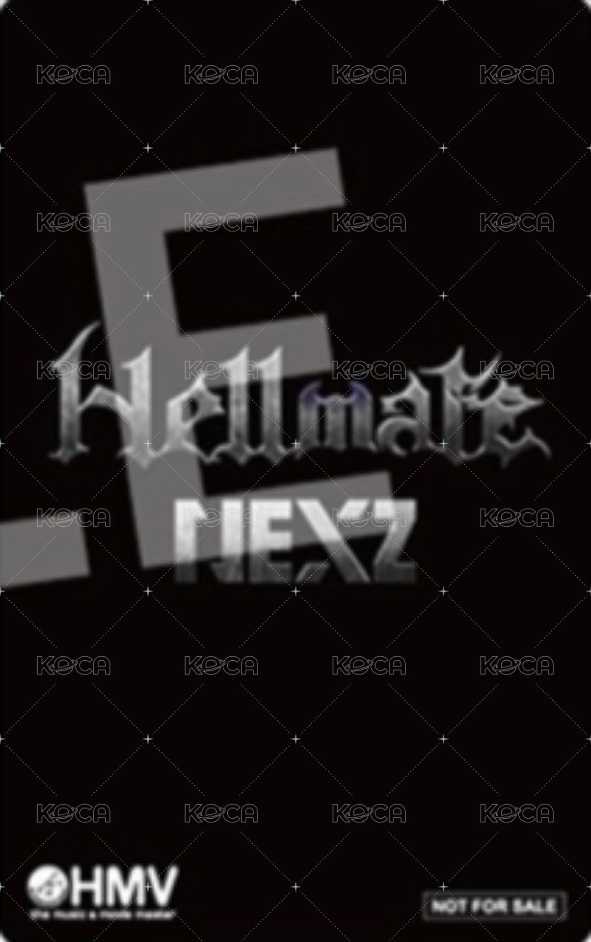 Hellmate hmv 特典卡  背面