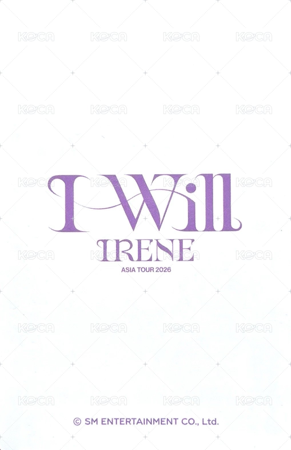 I-WILL 隨機卡  背面