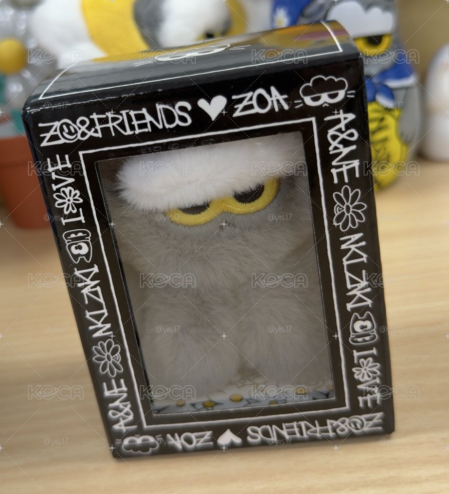 zoa 迷你絨毛鑰匙圈