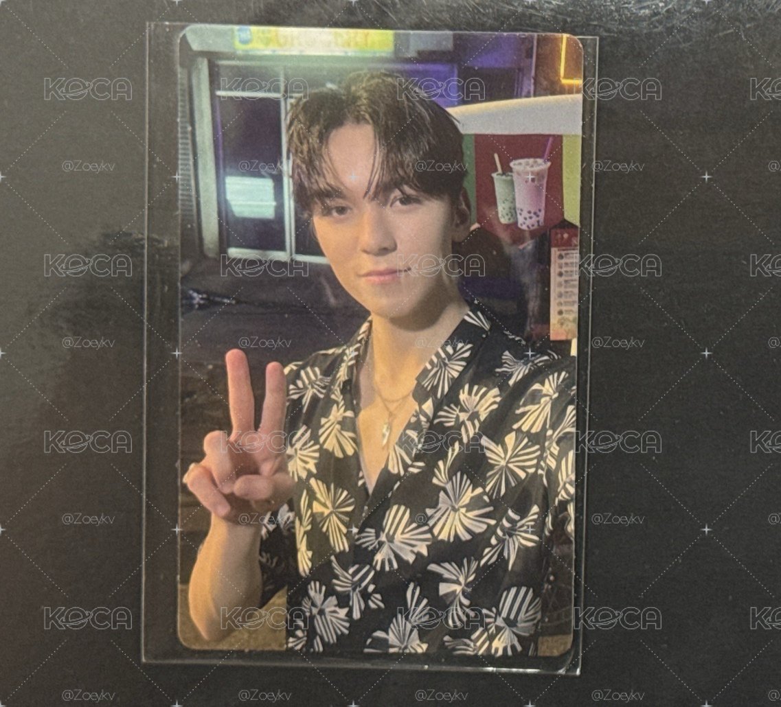 seventeen Vernon 迷12 LD卡 Weverse shop lucky draw