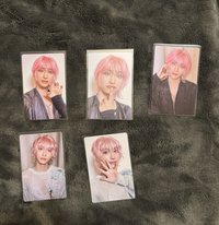 五張粉髮星合售