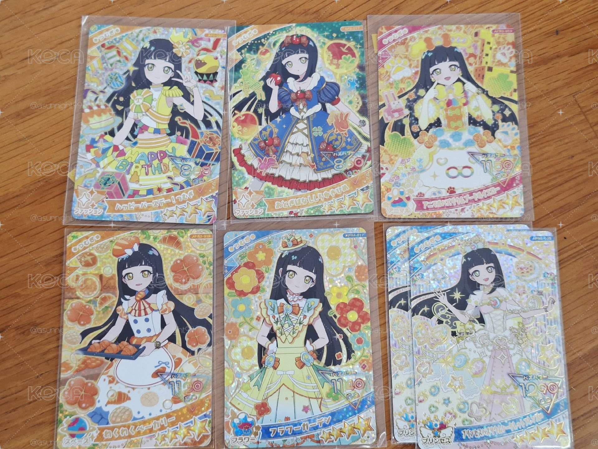 秘密的偶像公主 小紡 出清日版四星卡(有些微白邊或白點)
