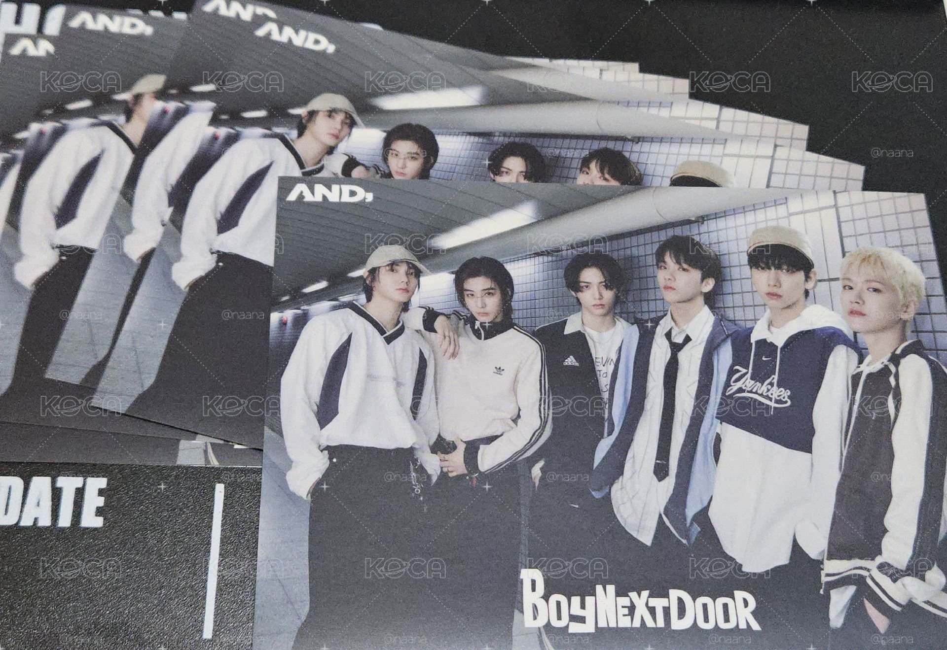 AND, hmv 通常盤 特典卡 團體貼紙