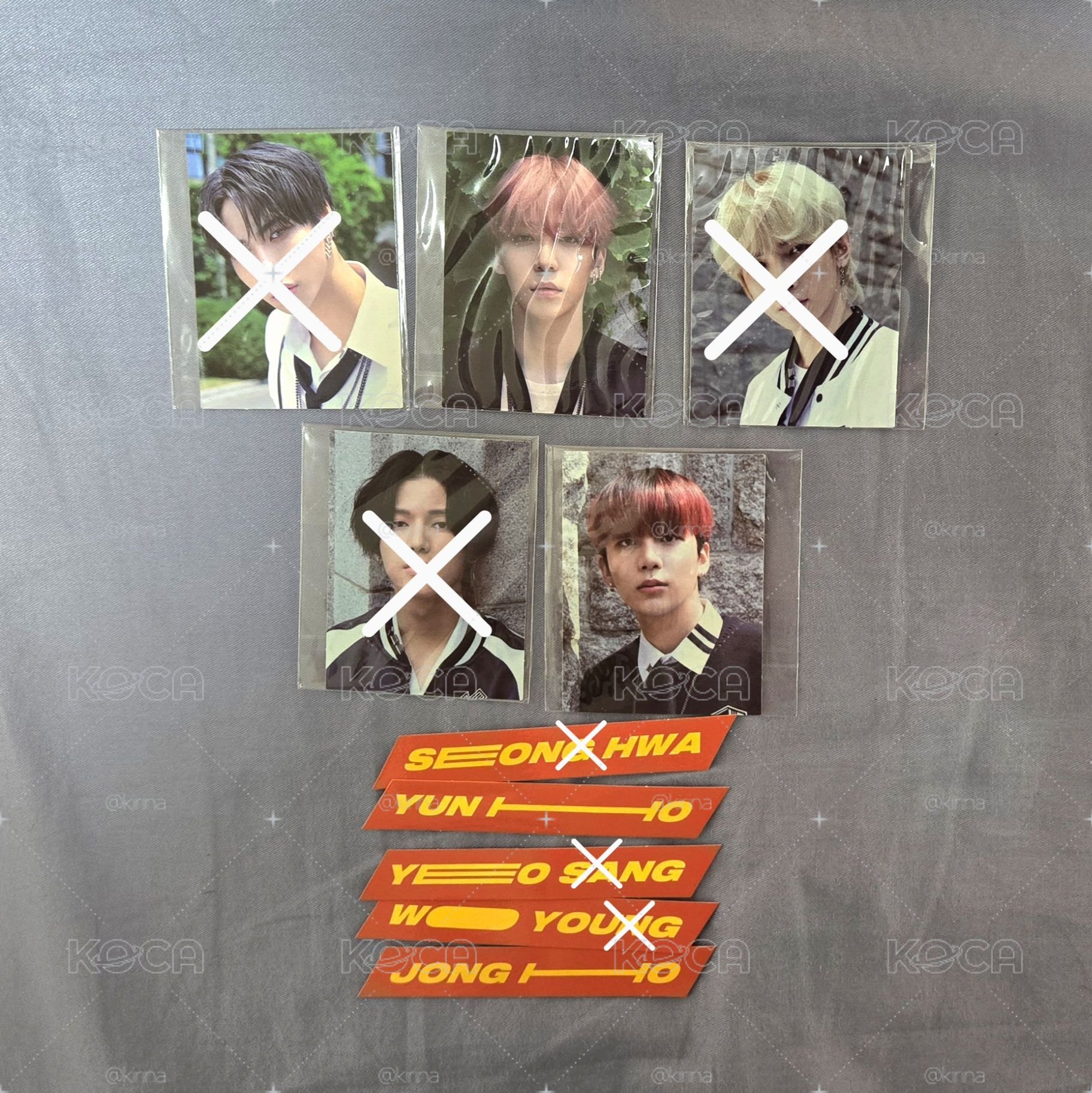 ATEEZ 迷五 Inception 貼紙包 貼紙 拆售