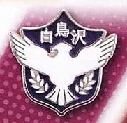 萬代扭蛋 高校校徽主題胸章 別針 