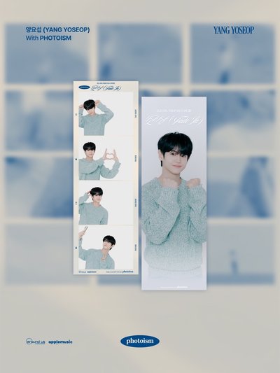 YANG YOSEOP Fade in  photoism 人生四格卡 代印