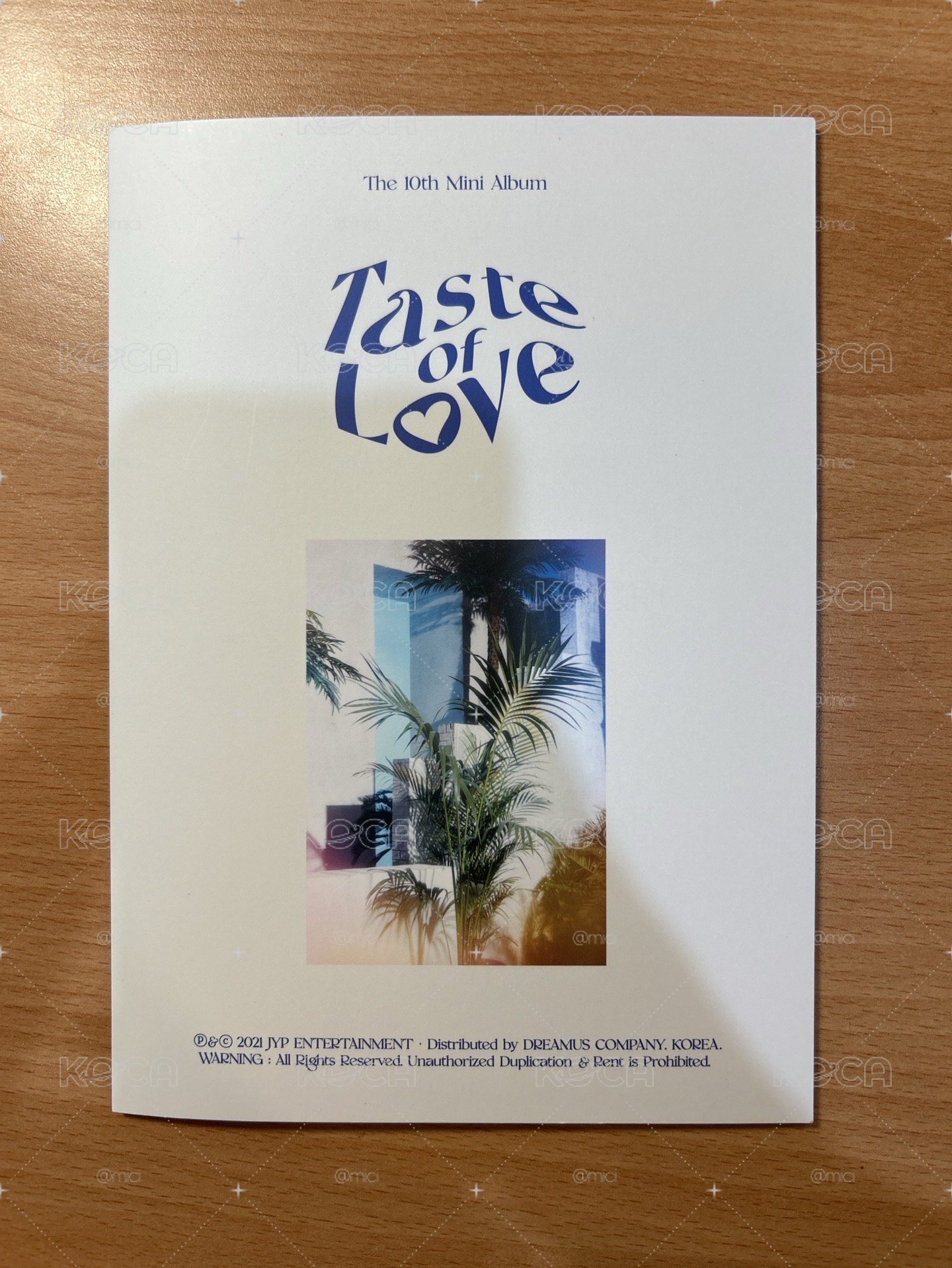 taste of love 娜明信片