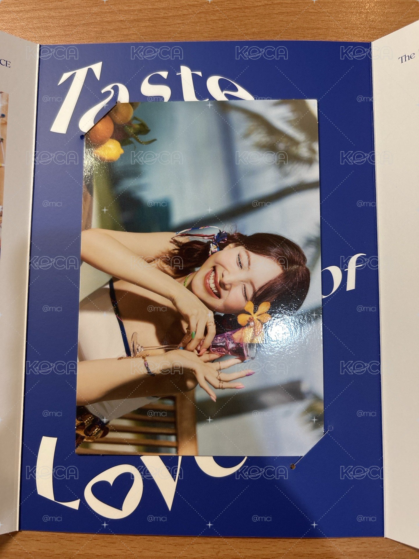 taste of love 娜明信片