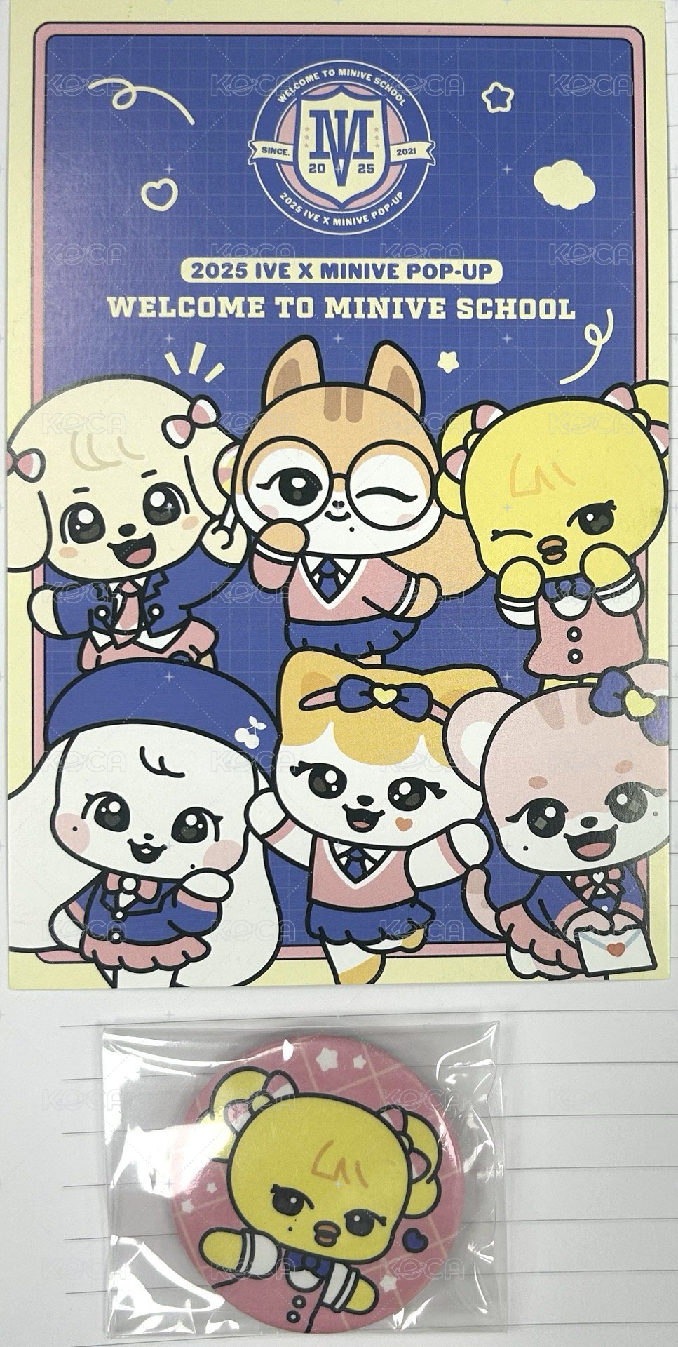 集章卡+秋天怜明信片+怜徽章