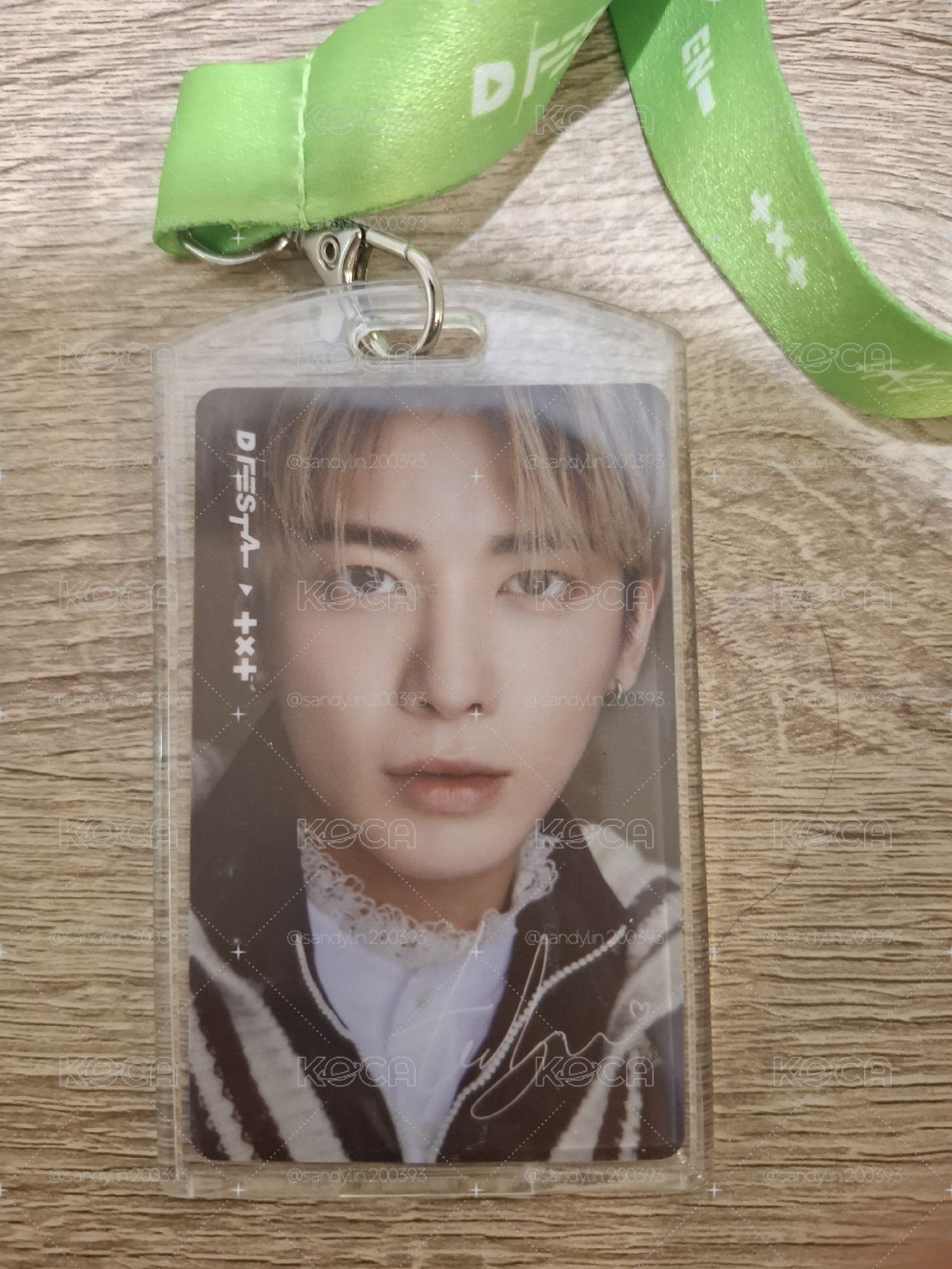 D'FESTA 展覽 入場紀念卡 TXT 姜太顯