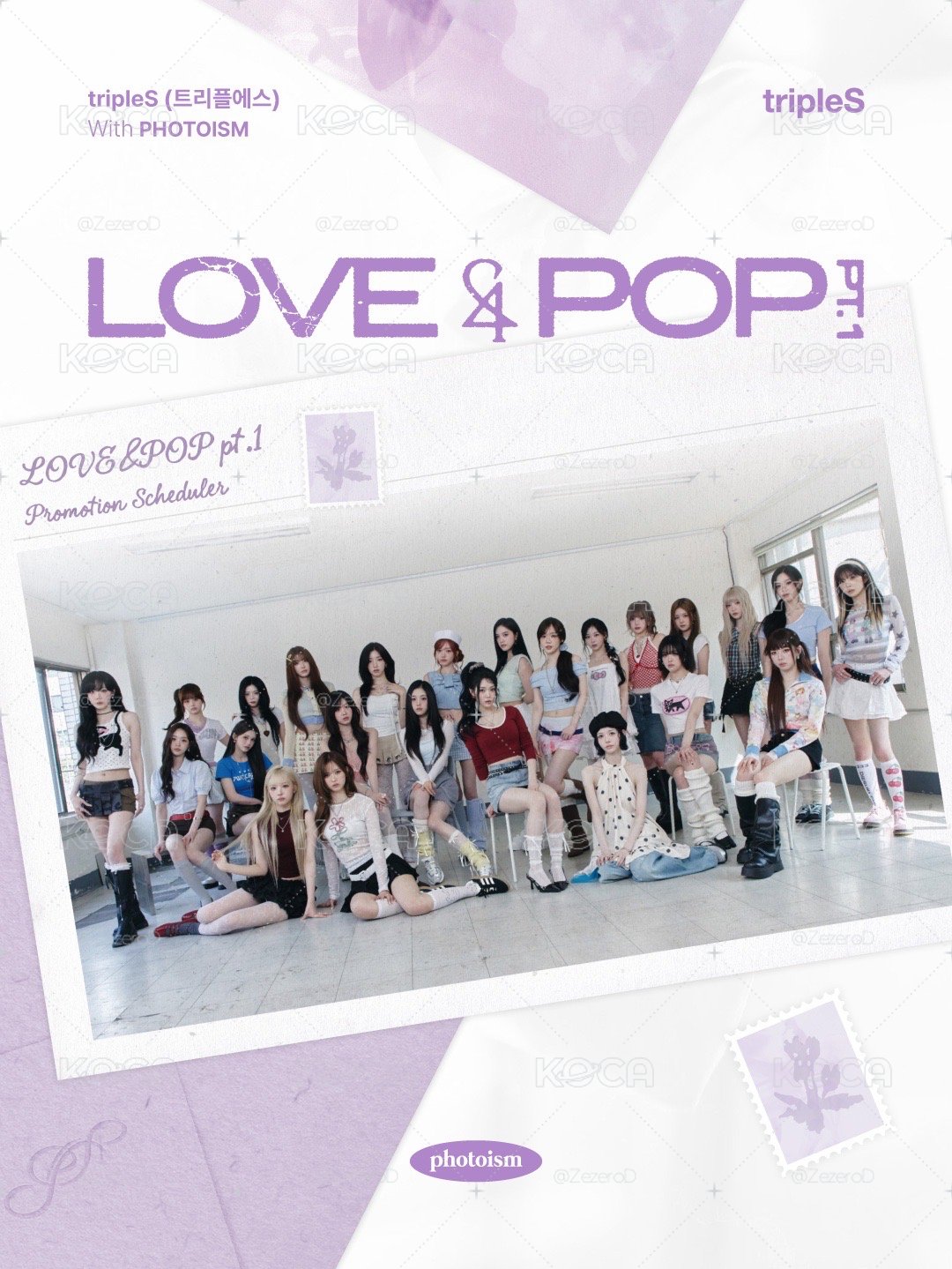 tripleS 26大隊 photoism 人生四格卡 代印 1組兩張