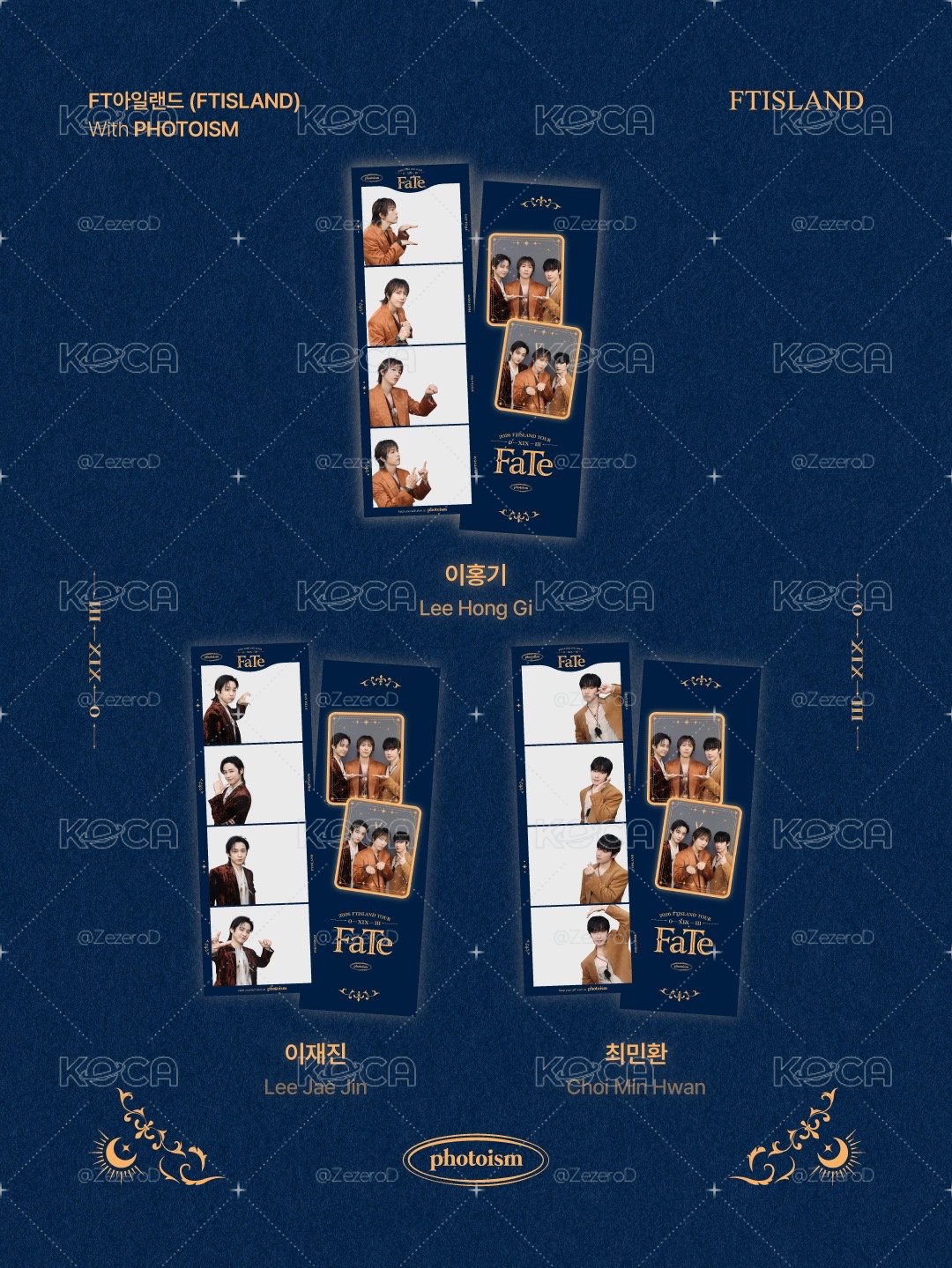FTISLAND photoism 人生四格卡 代印