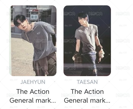 The Action General market 特典卡