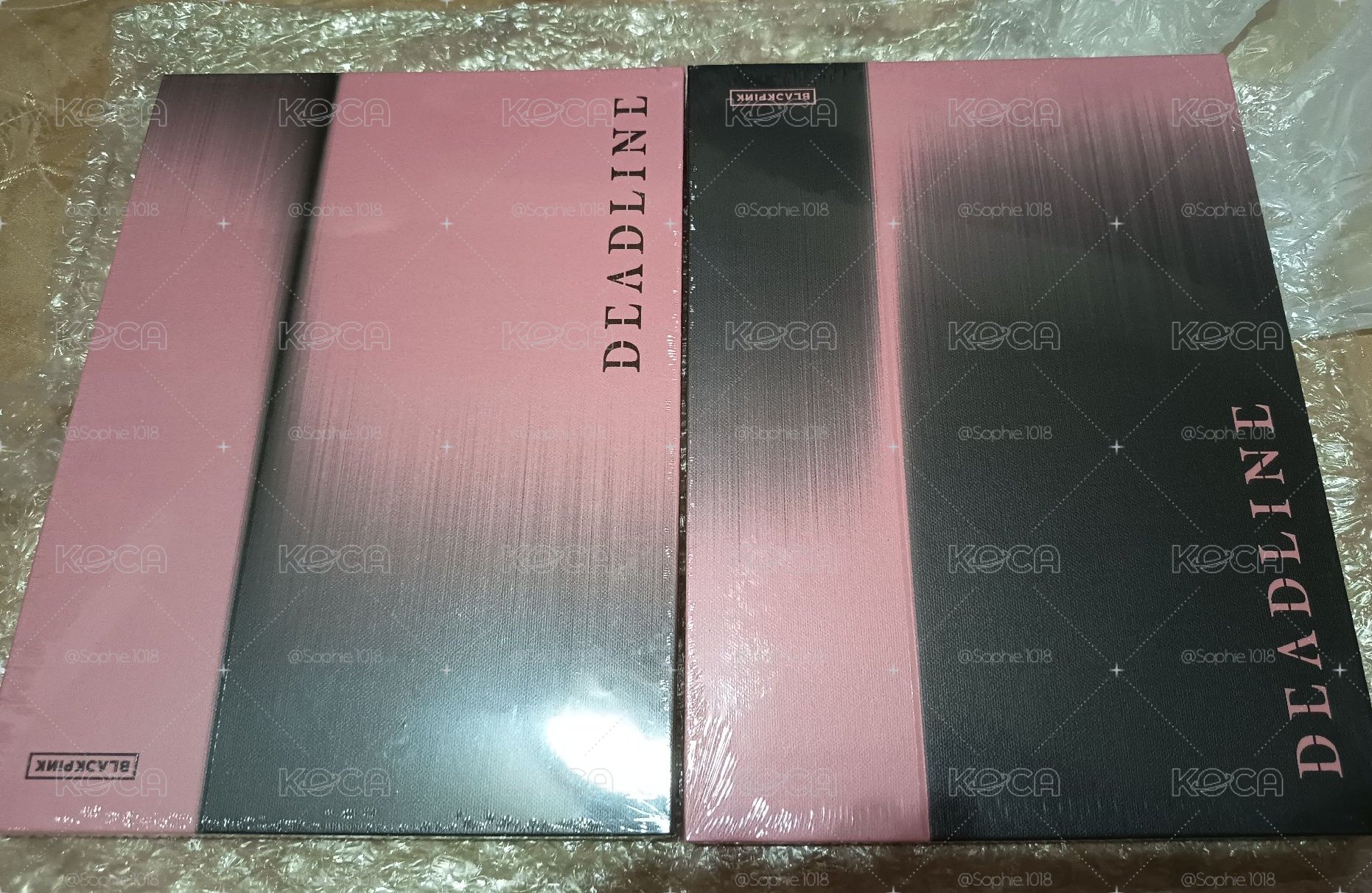 DEADLINE BLACK 專輯 兩本全新未拆