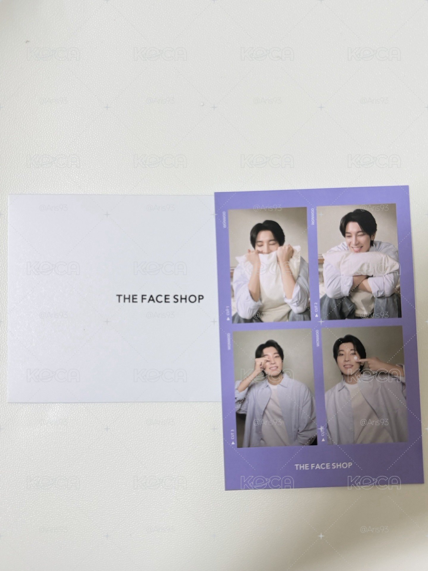 全圓佑 the face shop代言 四格照