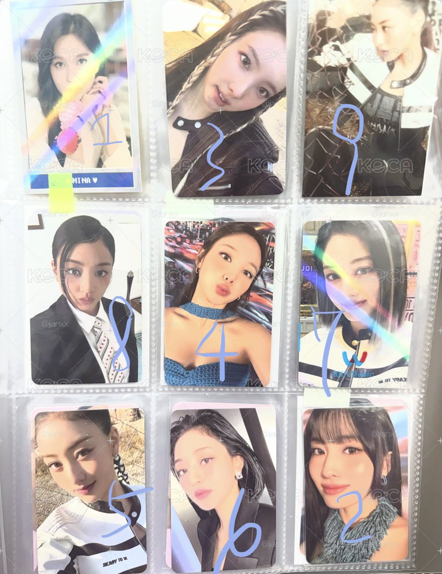 TWICE小卡賣場