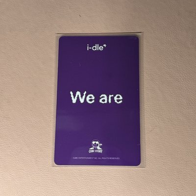 I-dle cube咖啡廳雨琦飲料卡