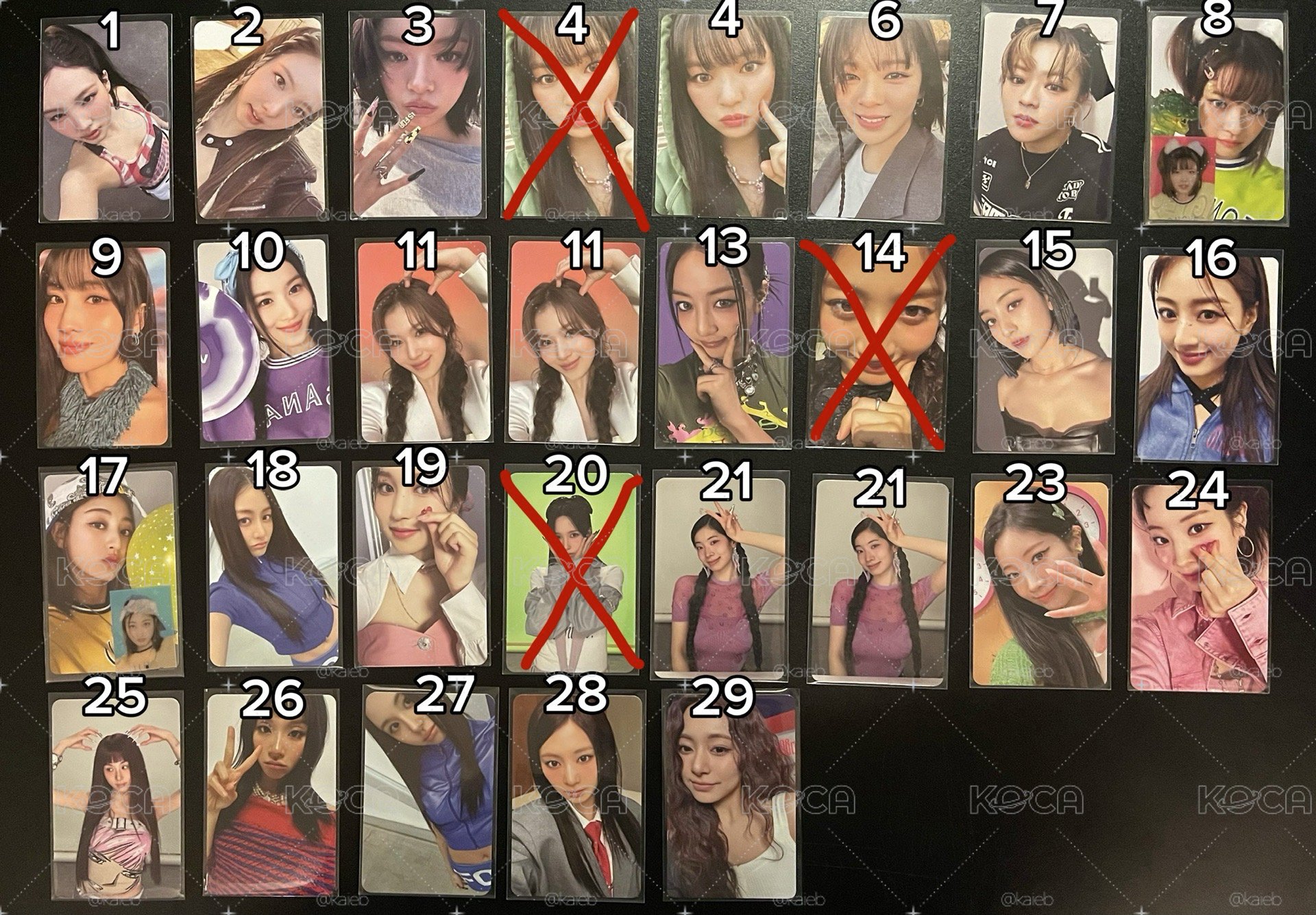 Twice小卡「綁卡區」