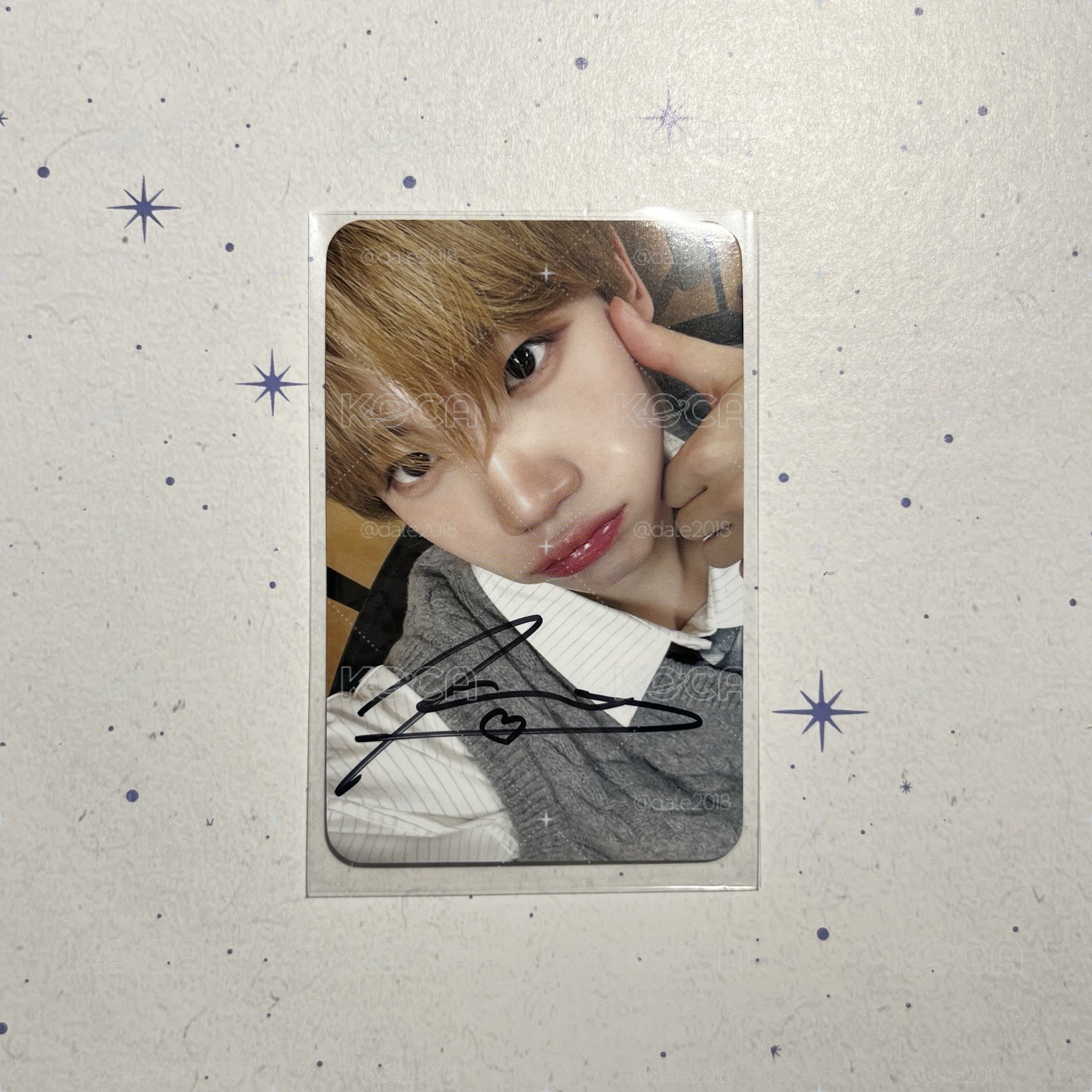 DEAR MY MUSE 簽卡 櫻田健真親簽