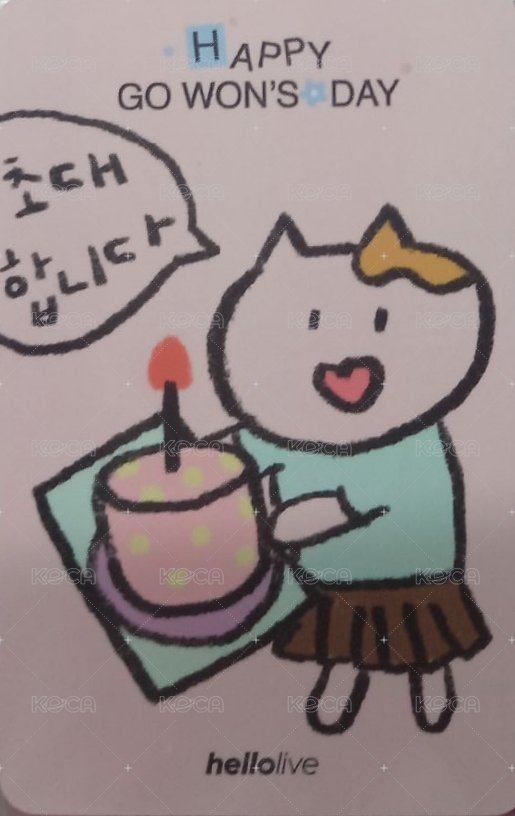 hl 塗鴉卡背 特典卡 2025生日會 背面