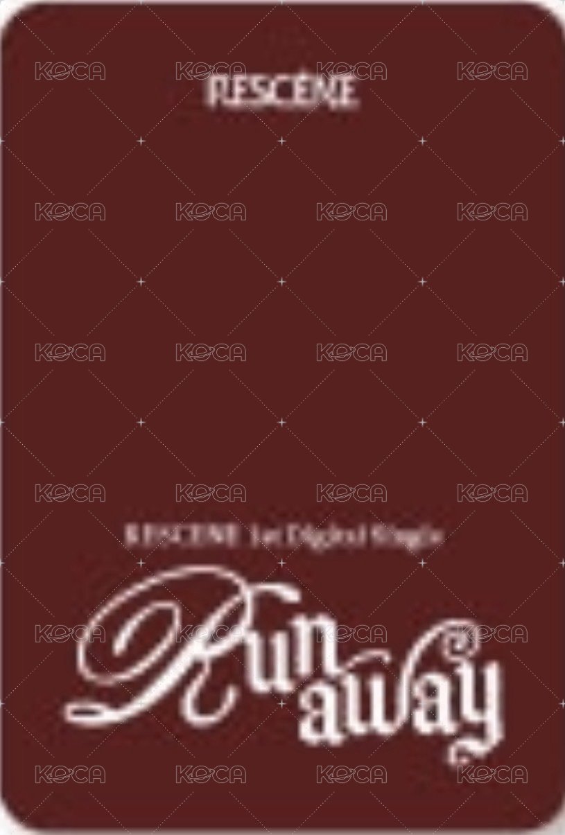Runaway KISS ENT 東京 特典卡  背面