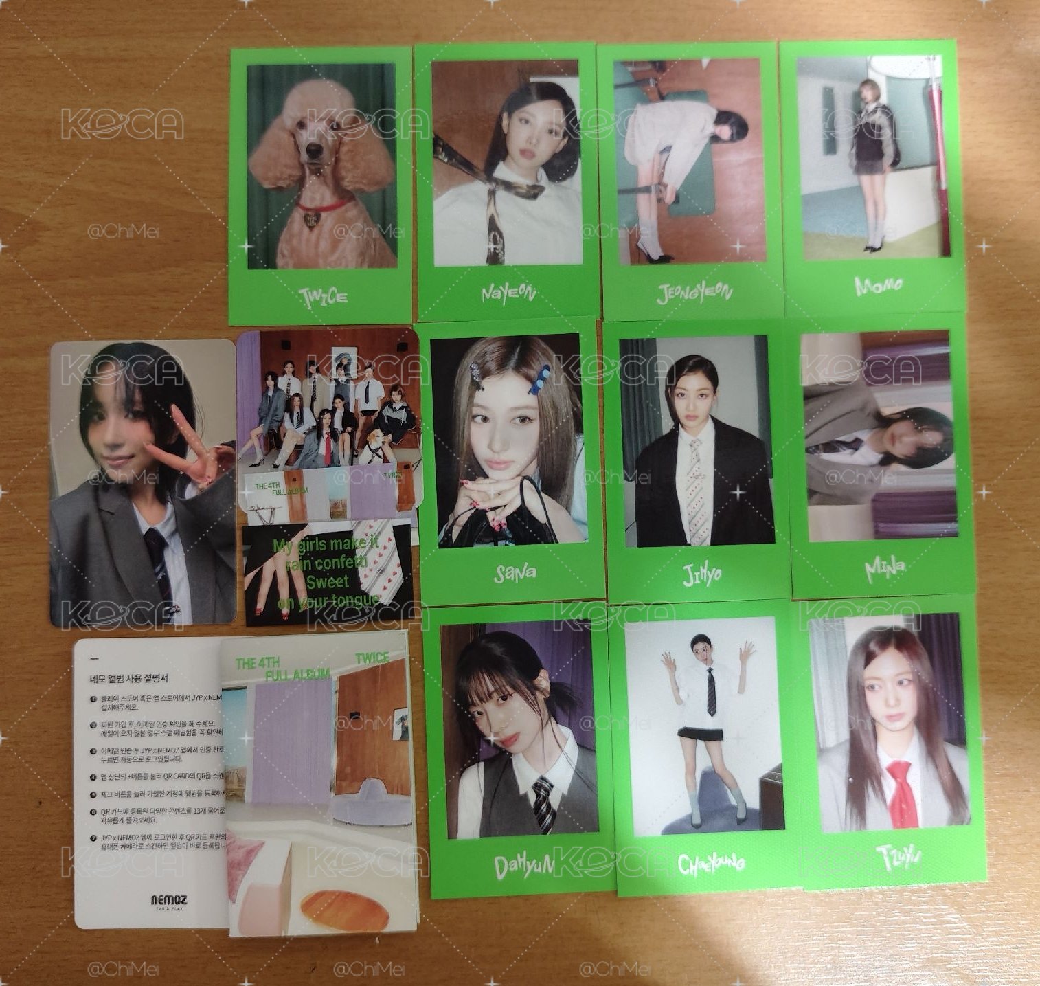 正規四 Polaroid ver. 專輯卡 For ver. 隨機卡
